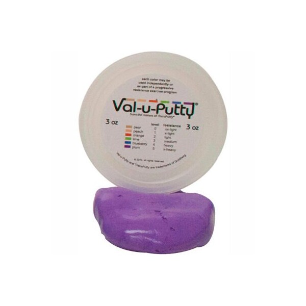 Fabrication Enterprises Val-u-Putty Exercise Putty, Plum, X-Firm, 3 Ounce 736238 - main